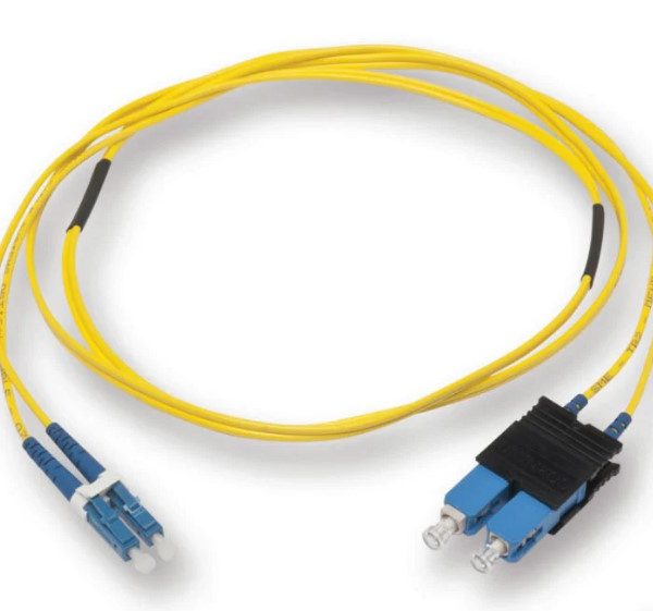 LC UPC Connector Duplex SingleMode FIber Optic Patch Cord