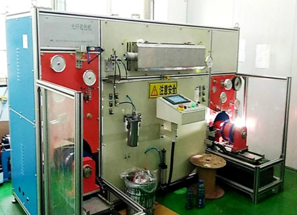 Fiber Coloring and Rewinding Machine