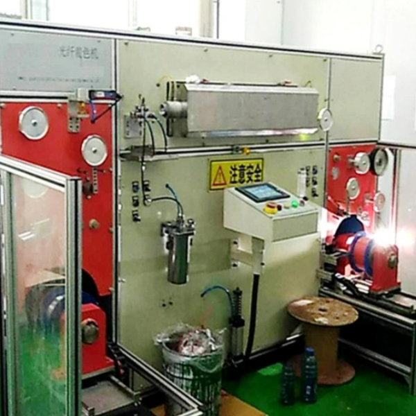 Fiber Coloring and Rewinding Machine