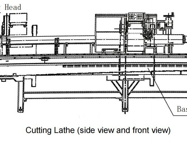 cutting lathe glass processing lathe