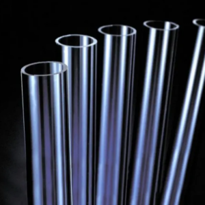 High purity quartz crystal glass fiber optic preform rod on precision glass lathe