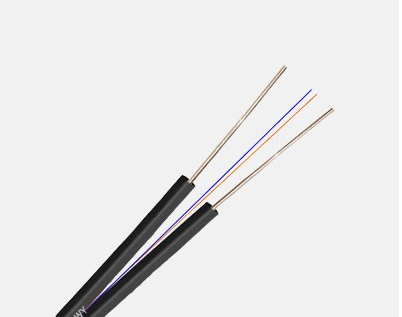 Indoor FTTH Bow Type Drop Optical Fiber Cable For Access Network TOEM