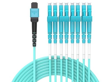 single mode 12 cores fiber patch cord mpo jumpers