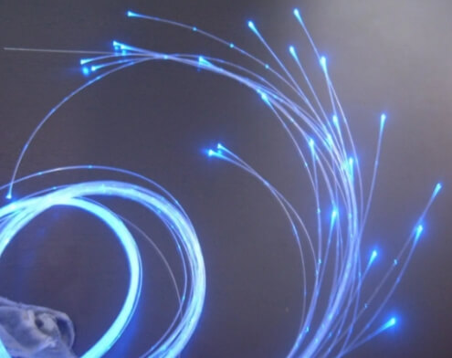Fiber optic transmission principle UV Cured Fiber