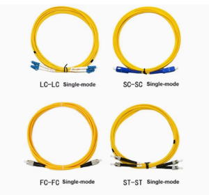 FC/UPC single-fiber, FC/UPC-SC/UPC hybrid, FC/UPC duplex, and FC-FC single-mode patch cords