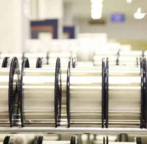Photosensitive fiber preform rod with UV exposure test setup